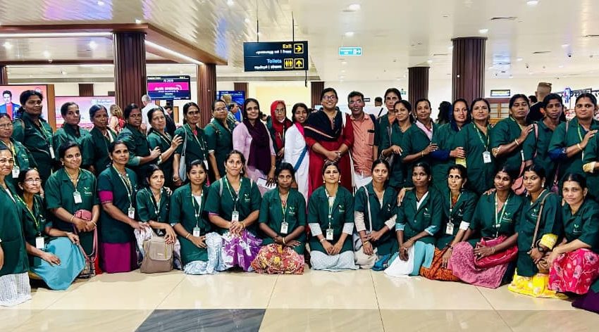  ആകാശ യാത്രയെന്ന സ്വപ്നം യാഥാർഥ്യമാക്കി ഒളവണ്ണയിലെ ഹരിത കർമസേനാംഗങ്ങൾ ✈️