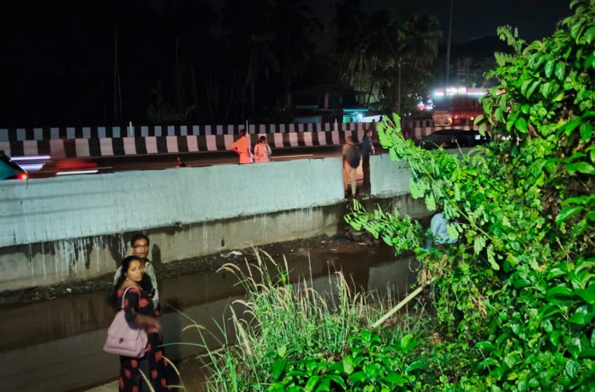  ചേമഞ്ചേരിയിൽട്രെയിൻ യാതക്കാർദുരിതത്തിൽ ;റോഡിൽ നിന്നുള്ള വഴി ദുസ്സഹം