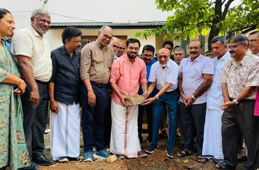  തൊഴിലാളിക്ക് സിയസ്കൊയുടെകൈത്താങ്ങ് ; അഭയം പദ്ധതിയിൽ 27 ആംമത് വീടിന് വി കെ ഫൈസൽ ബാബു എം എൽ എ തറക്കല്ലിട്ടു.