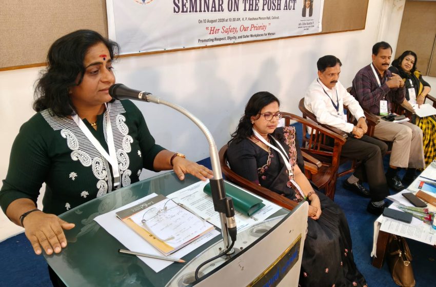  പോഷ് ആക്ട് : തൊഴിലിടങ്ങളിലേക്ക് ആവശ്യത്തിന് എത്തുന്നവരും നിയമ പരിധിയിൽ : സുപ്രീം കോടതി അഭിഭാഷക  വി. ഉഷാ നന്ദിനി